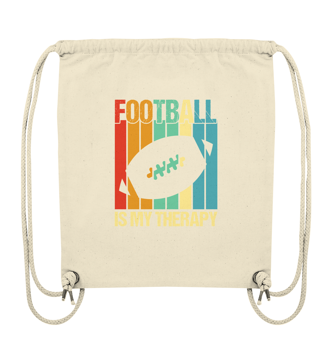Football is my Therapy - Organic Gym-Bag