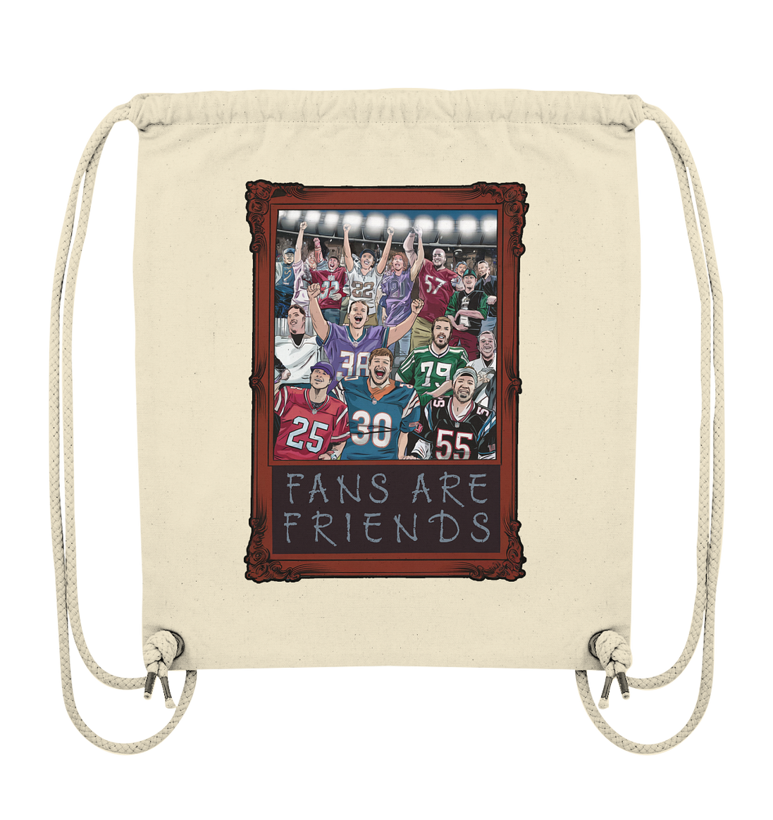 Fans are Friends - Organic Gym Bag