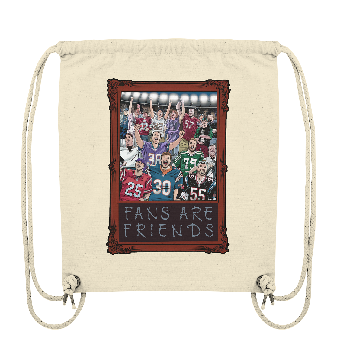 Fans are Friends - Organic Gym Bag