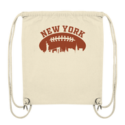 New York Football Silhoutte  - Organic Gym-Bag
