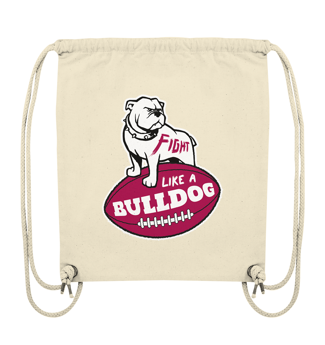 Fight like a Bulldog - Organic Gym-Bag