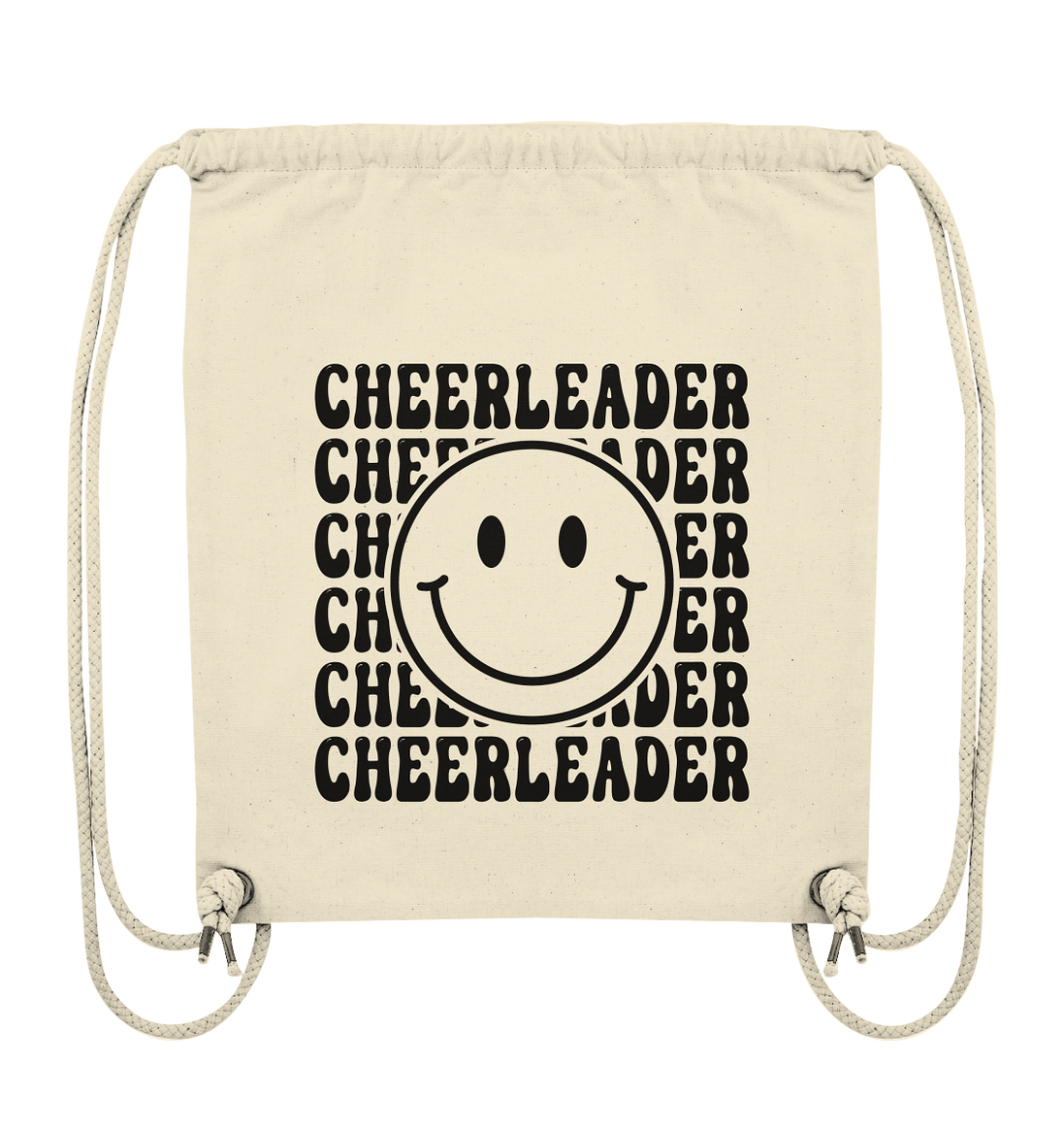 Cheerleader Smiley - Organic Gym-Bag