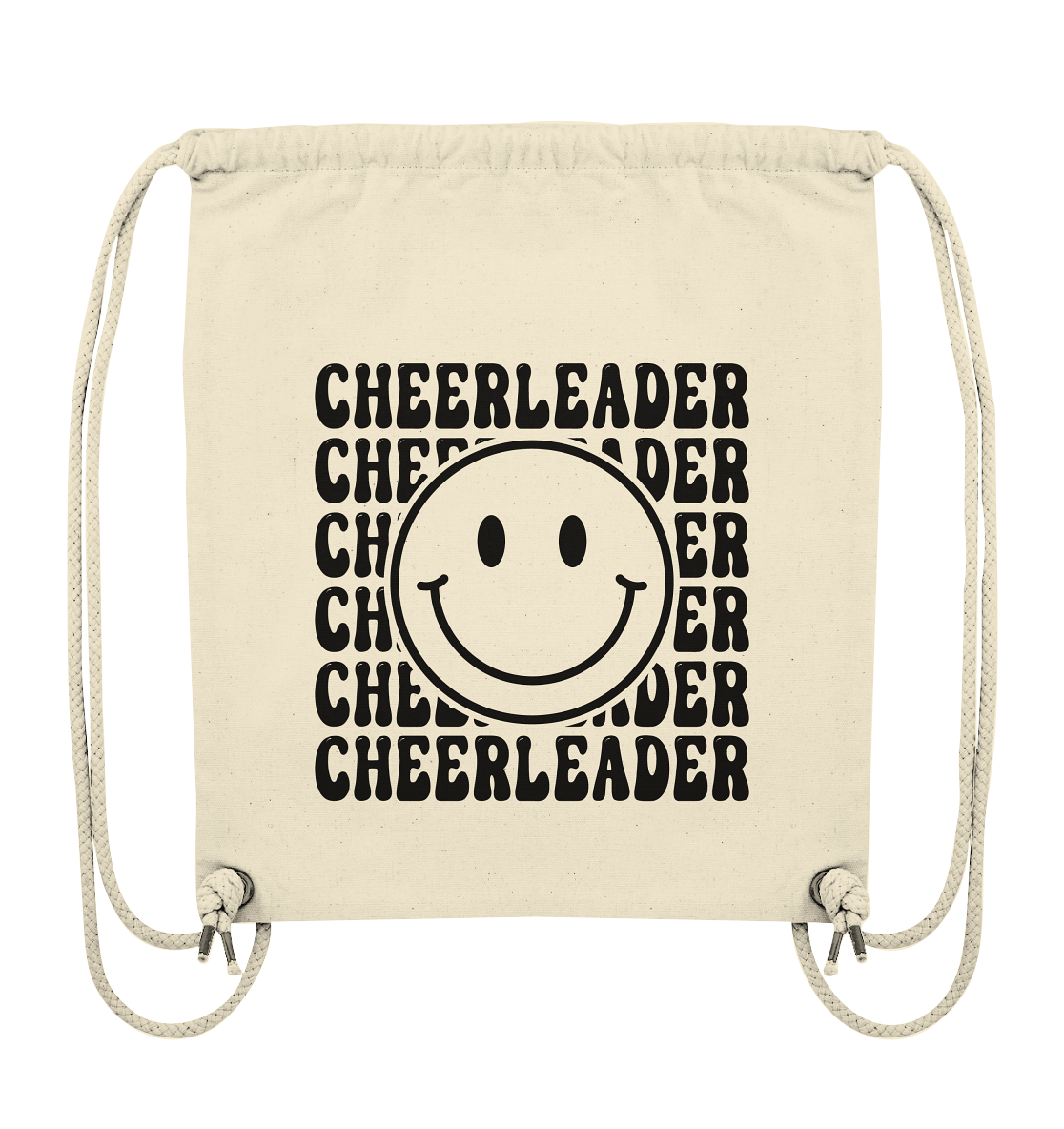 Cheerleader Smiley - Organic Gym-Bag
