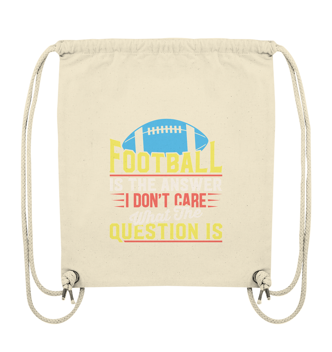Football is the Answer - Organic Gym-Bag