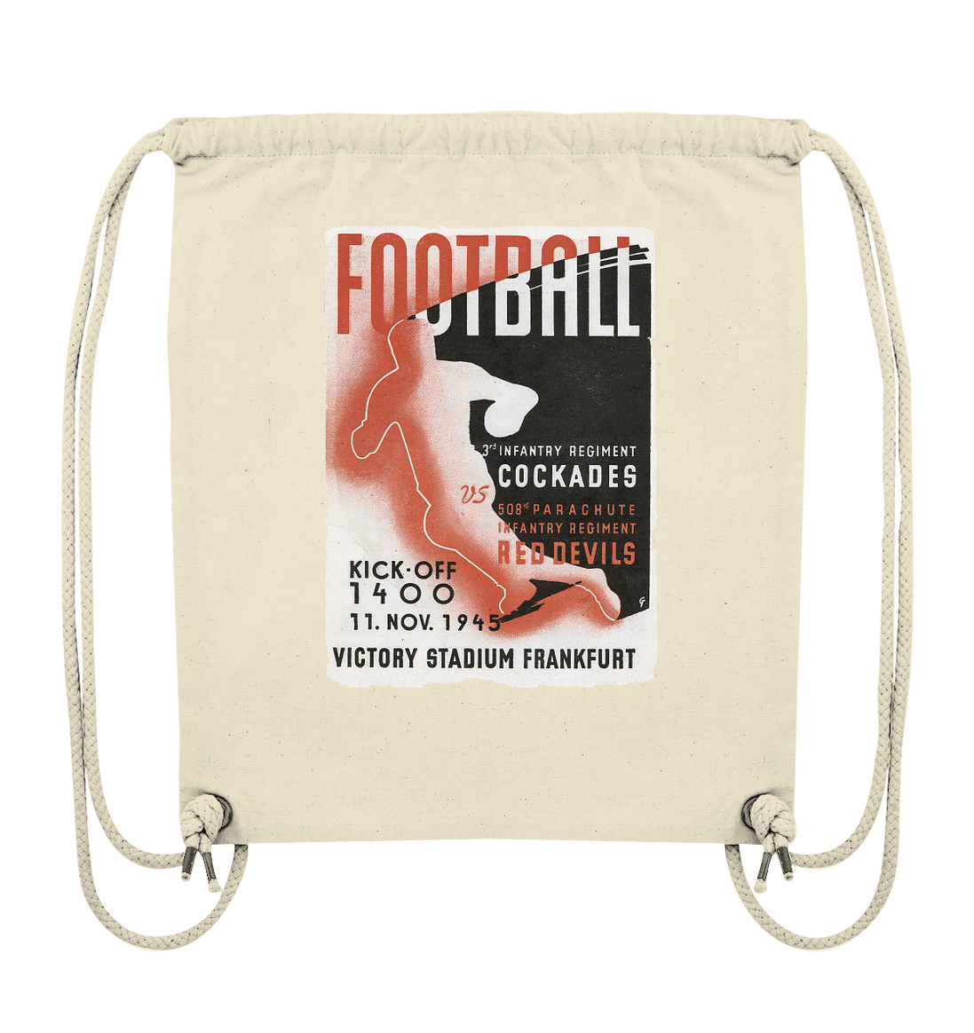 Red Devils Frankfurt 1945 - Organic Gym-Bag