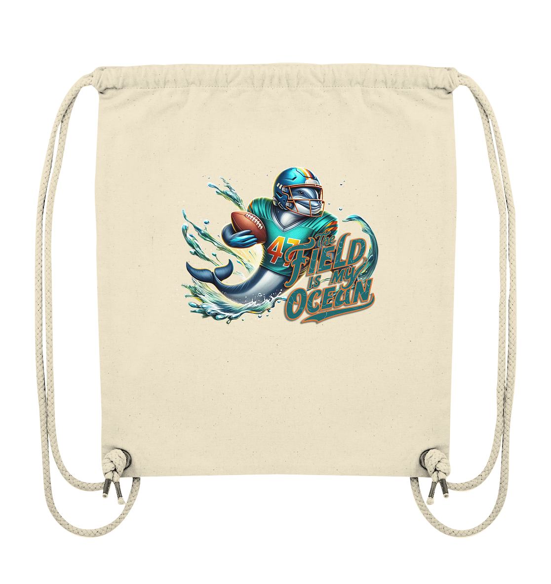 Dolphin - Organic Gym Bag