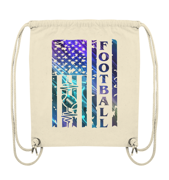 USA Football Flag  - Organic Gym-Bag