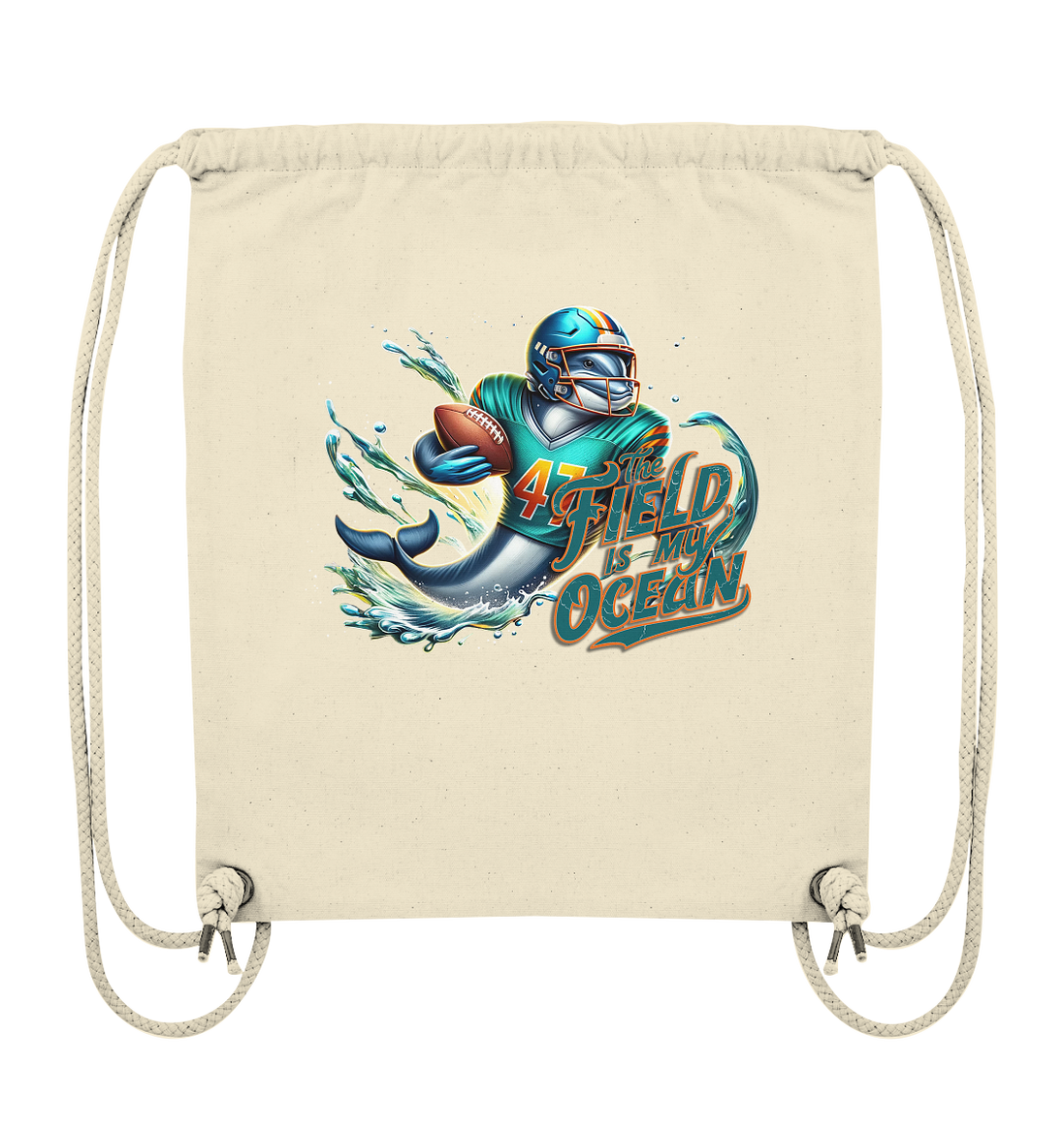 The Field is my Ocean - Organic Gym Bag