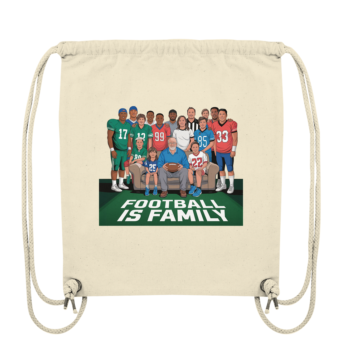 Football is Family - Organic Gym Bag
