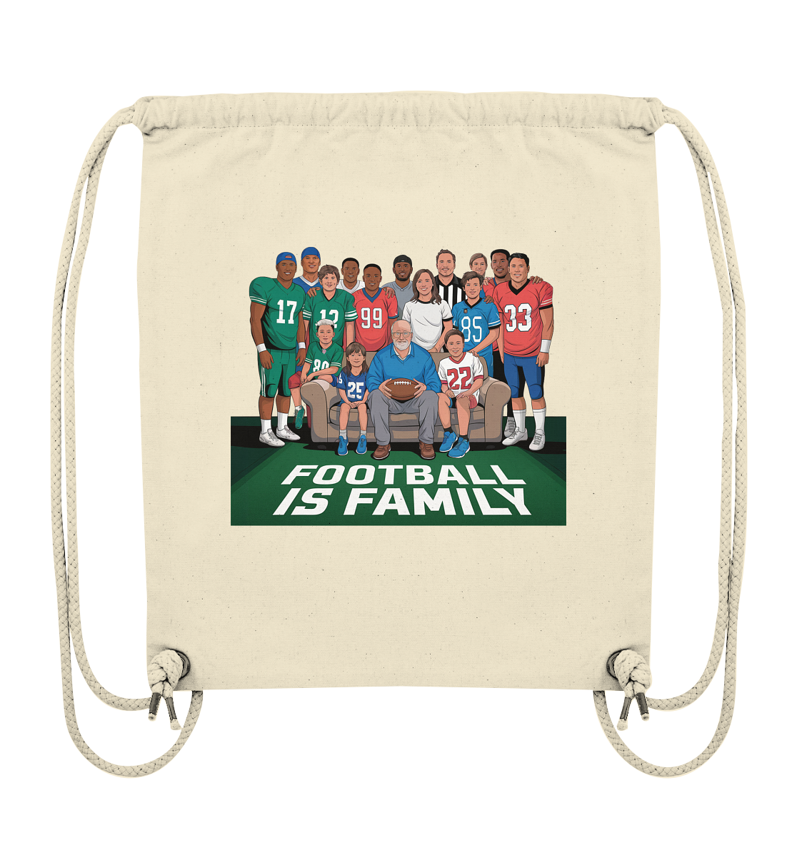 Football is Family - Organic Gym Bag