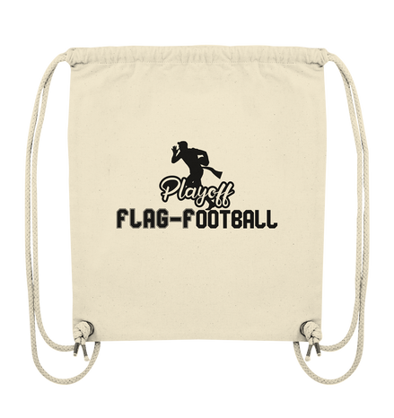 Playoff Flag Football  Men black - Organic Gym-Bag