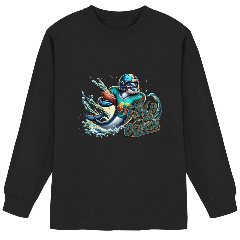 The Field is my Ocean - Organic Heavy Oversized Longsleeve T-Shirt