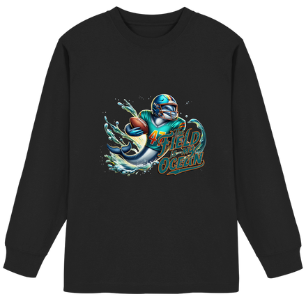 The Field is my Ocean - Organic Heavy Oversized Longsleeve T-Shirt
