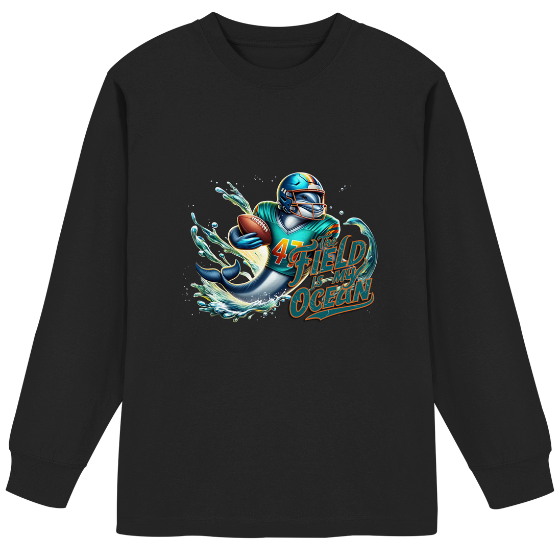 The Field is my Ocean - Organic Heavy Oversized Longsleeve T-Shirt
