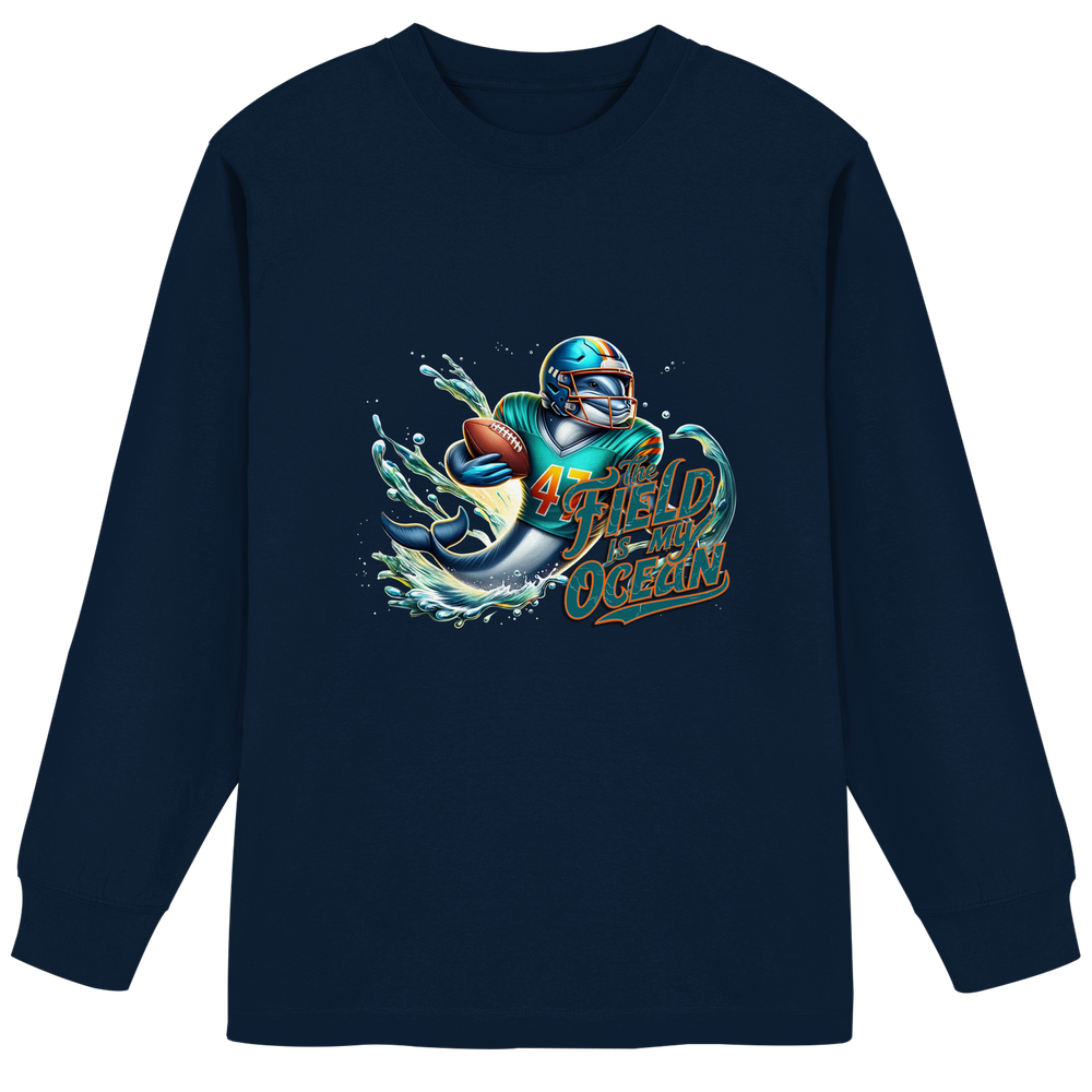 The Field is my Ocean - Organic Heavy Oversized Longsleeve T-Shirt
