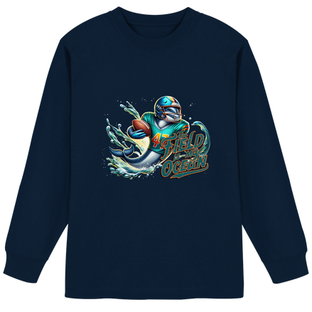 The Field is my Ocean - Organic Heavy Oversized Longsleeve T-Shirt