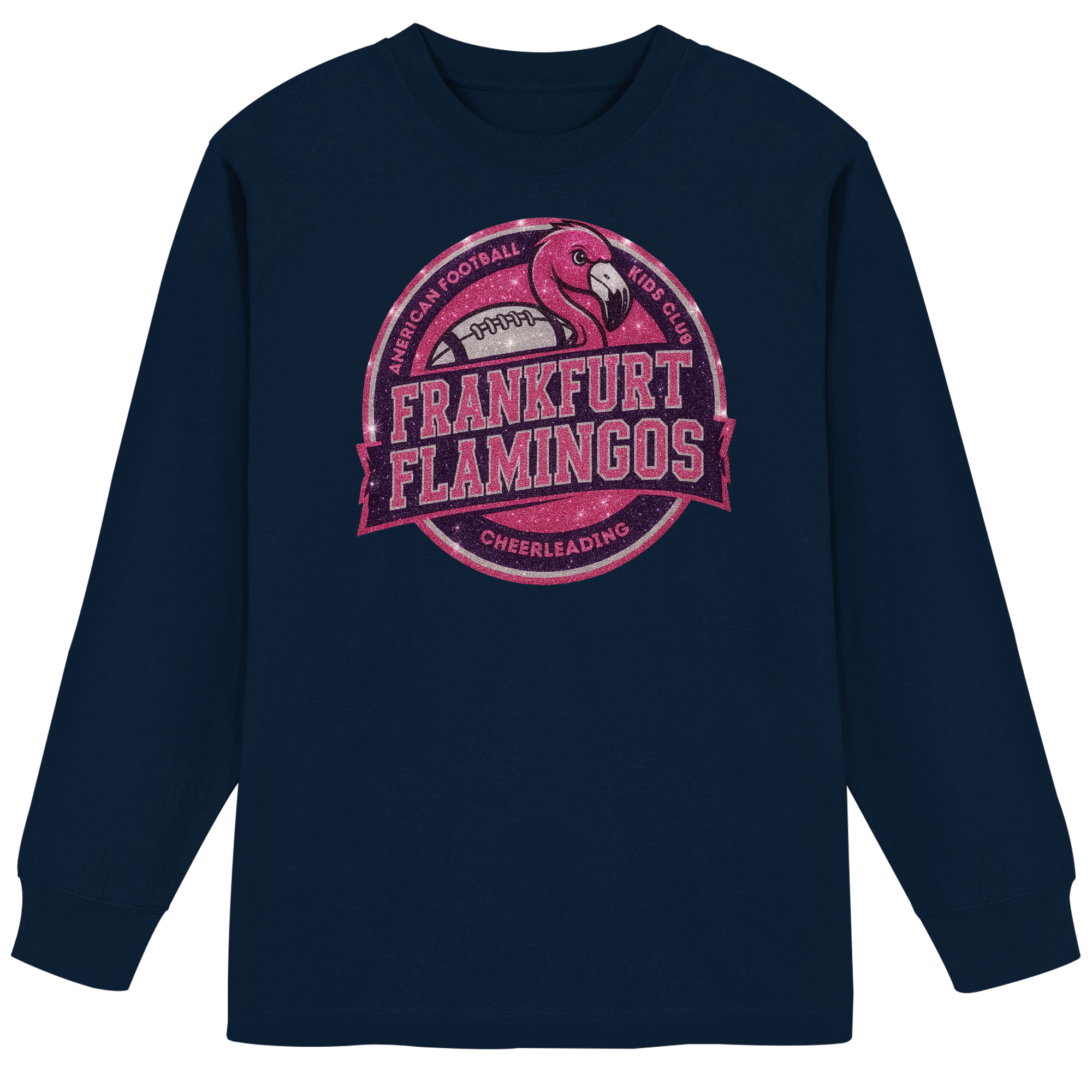 Frankfurt Flamingos - Organic Heavy Oversized Longsleeve T-Shirt
