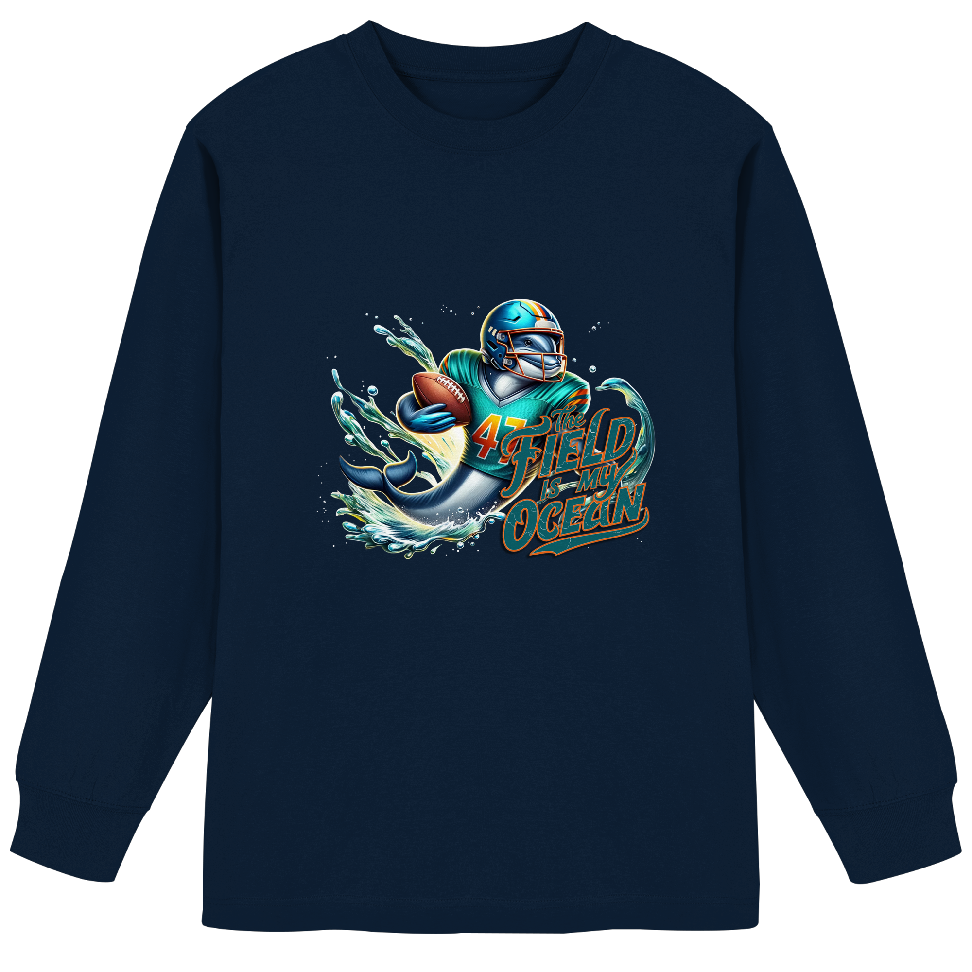 The Field is my Ocean - Organic Heavy Oversized Longsleeve T-Shirt