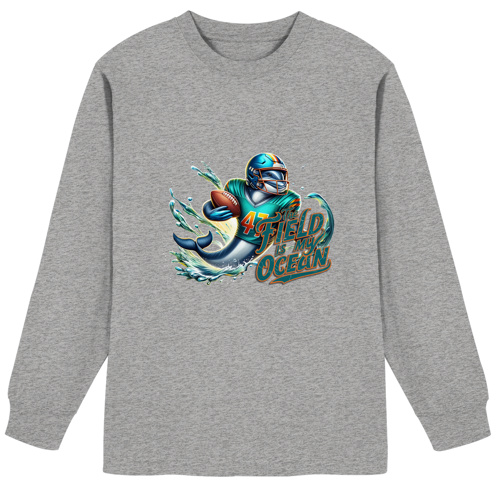 The Field is my Ocean - Organic Heavy Oversized Longsleeve T-Shirt