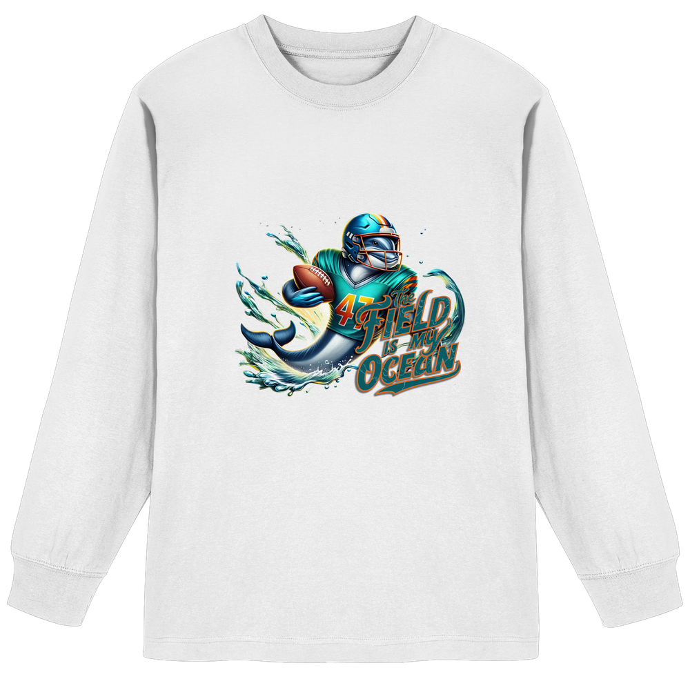 The Field is my Ocean - Organic Heavy Oversized Longsleeve T-Shirt