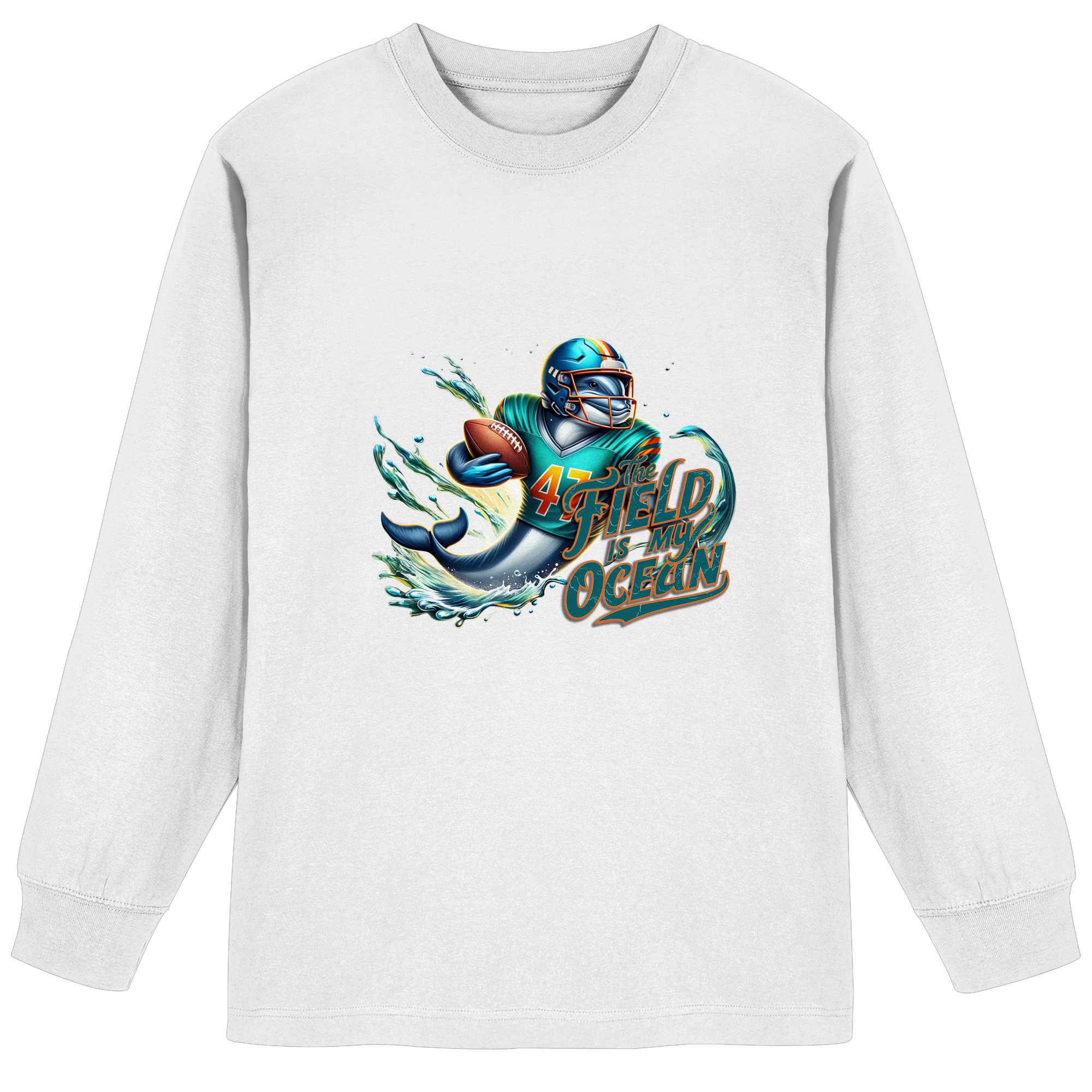 The Field is my Ocean - Organic Heavy Oversized Longsleeve T-Shirt