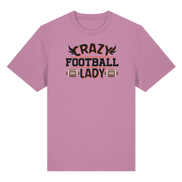 Crazy Football Lady - Organic Heavy T-Shirt