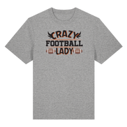 Crazy Football Lady - Organic Heavy T-Shirt