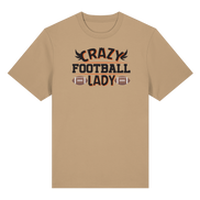 Crazy Football Lady - Organic Heavy T-Shirt