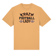 Crazy Football Lady - Organic Heavy T-Shirt