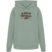 Crazy Football Lady - Organic Hoodie