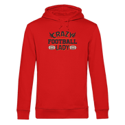Crazy Football Lady - Organic Hoodie B&C