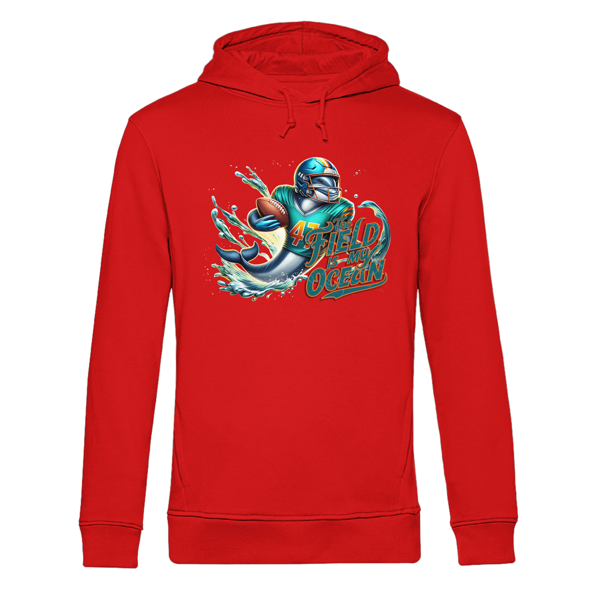 The Field is my Ocean - Organic Hoodie B&C