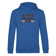 Crazy Football Lady - Organic Hoodie B&C