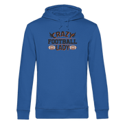 Crazy Football Lady - Organic Hoodie B&C