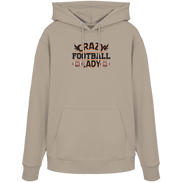 Crazy Football Lady - Organic Hoodie