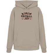 Crazy Football Lady - Organic Hoodie
