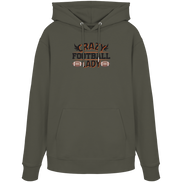 Crazy Football Lady - Organic Hoodie