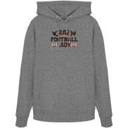 Crazy Football Lady - Organic Hoodie