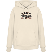 Crazy Football Lady - Organic Hoodie