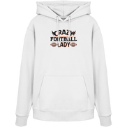 Crazy Football Lady - Organic Hoodie