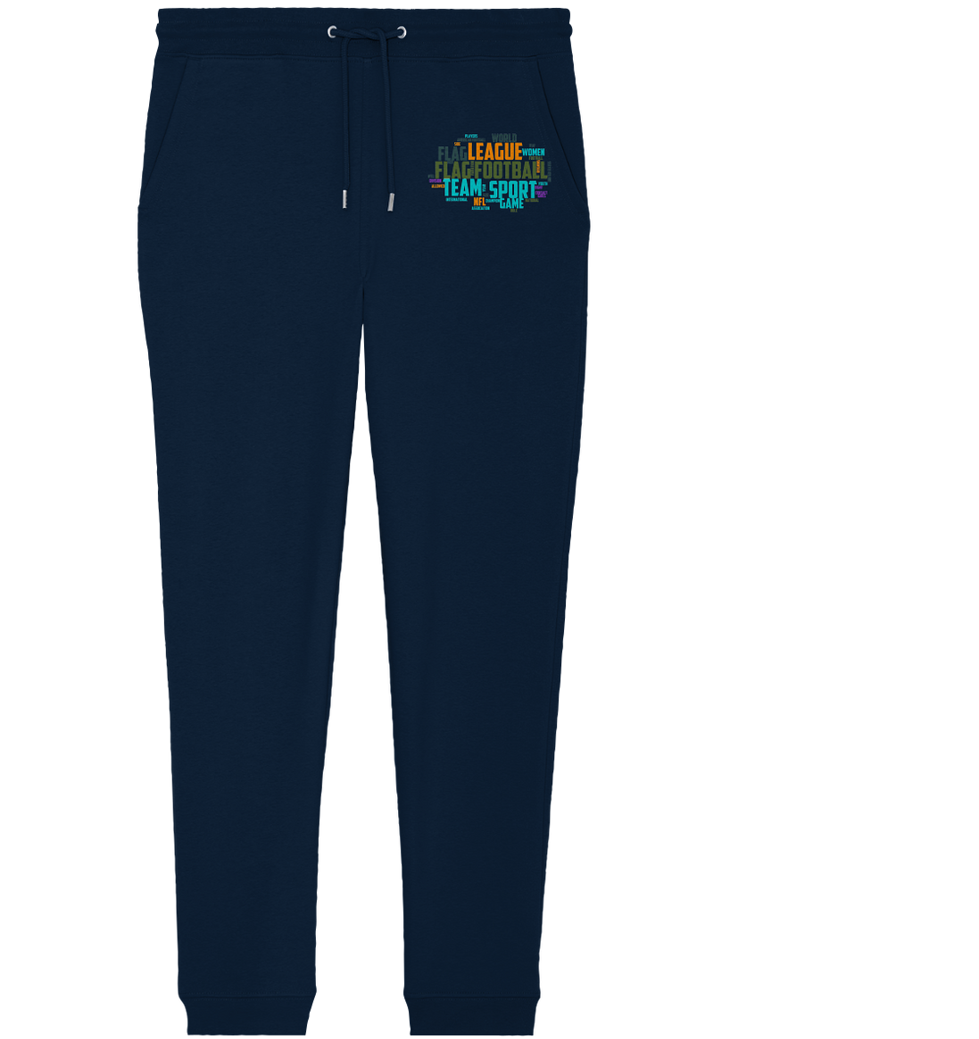 Flag Football Word Bubble - Organic Jogger Pants