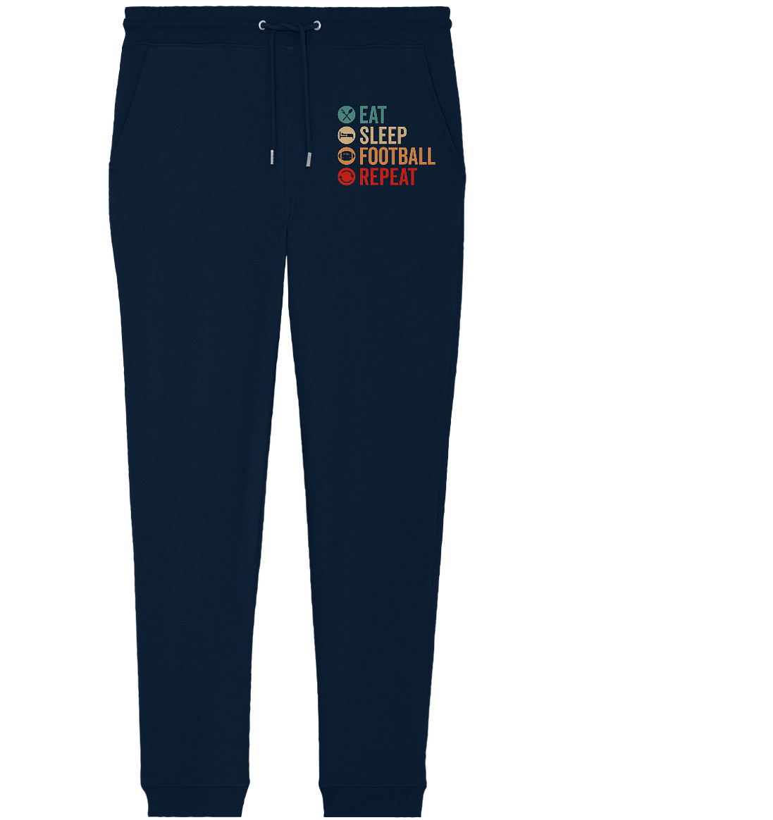 Eat Sleep Football Repeat - Organic Jogger Pants