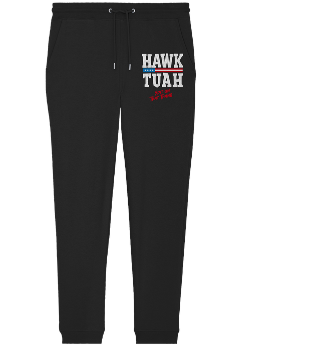 Hawk Tuah White  - Organic Jogger Pants