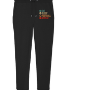 Eat Sleep Football Repeat - Organic Jogger Pants