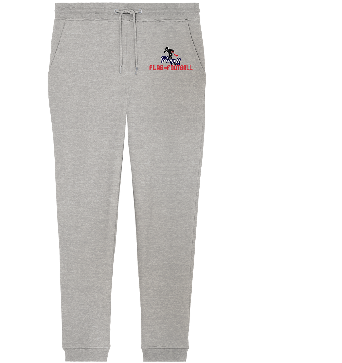 Playoff Flag Football  Men red - Organic Jogger Pants
