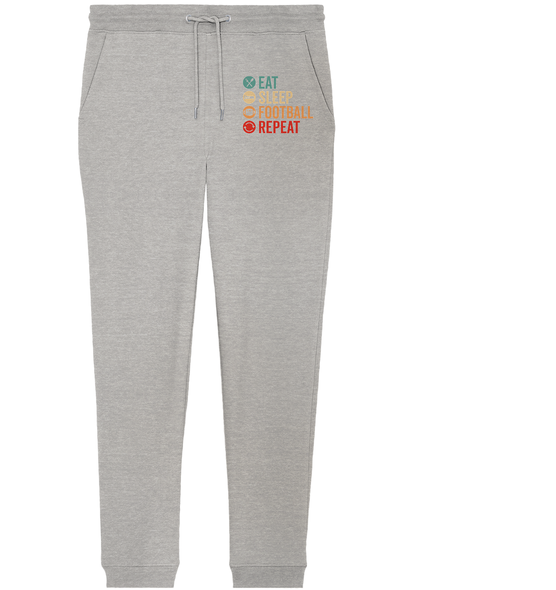 Eat Sleep Football Repeat - Organic Jogger Pants