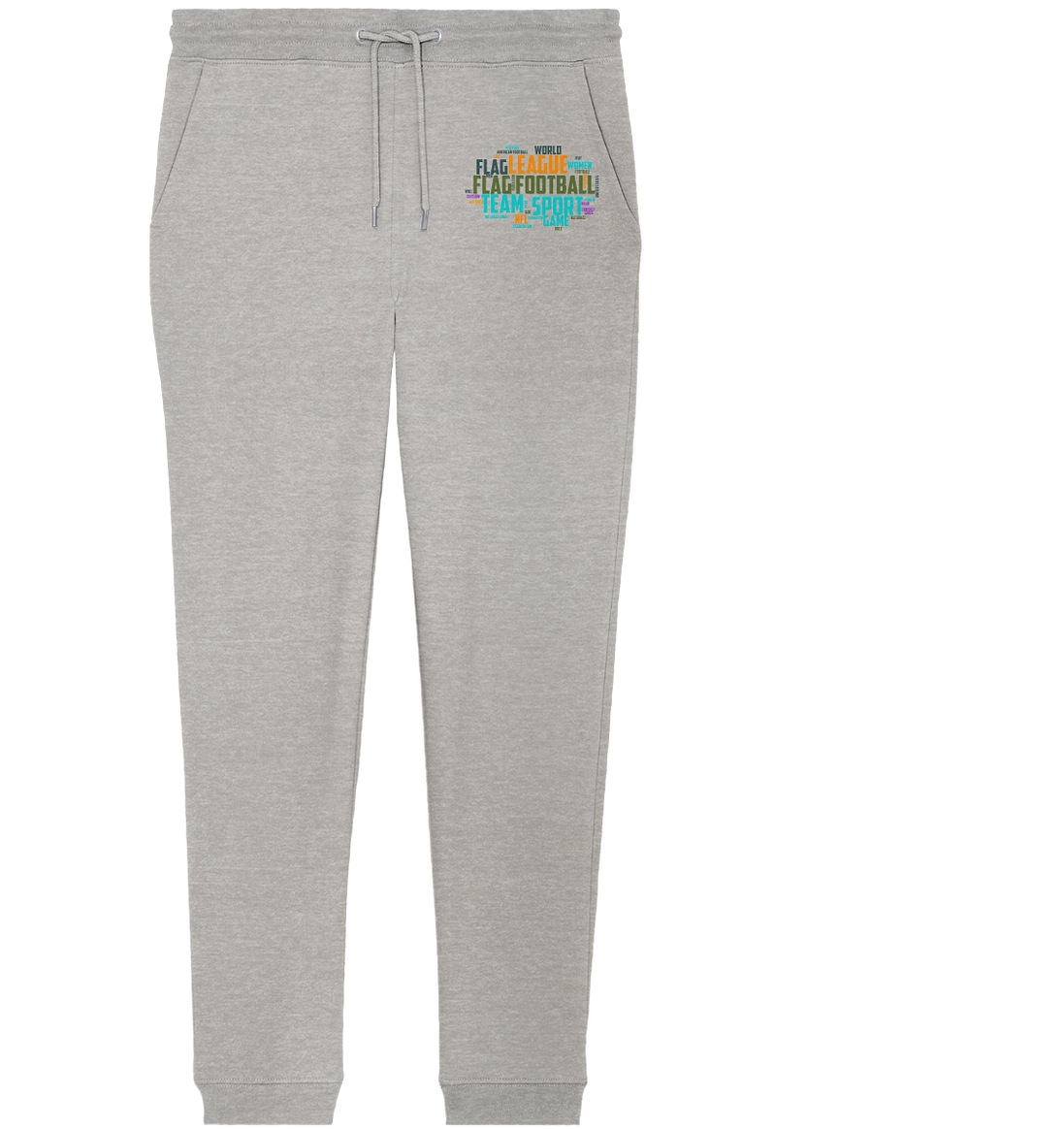 Flag Football Word Bubble - Organic Jogger Pants