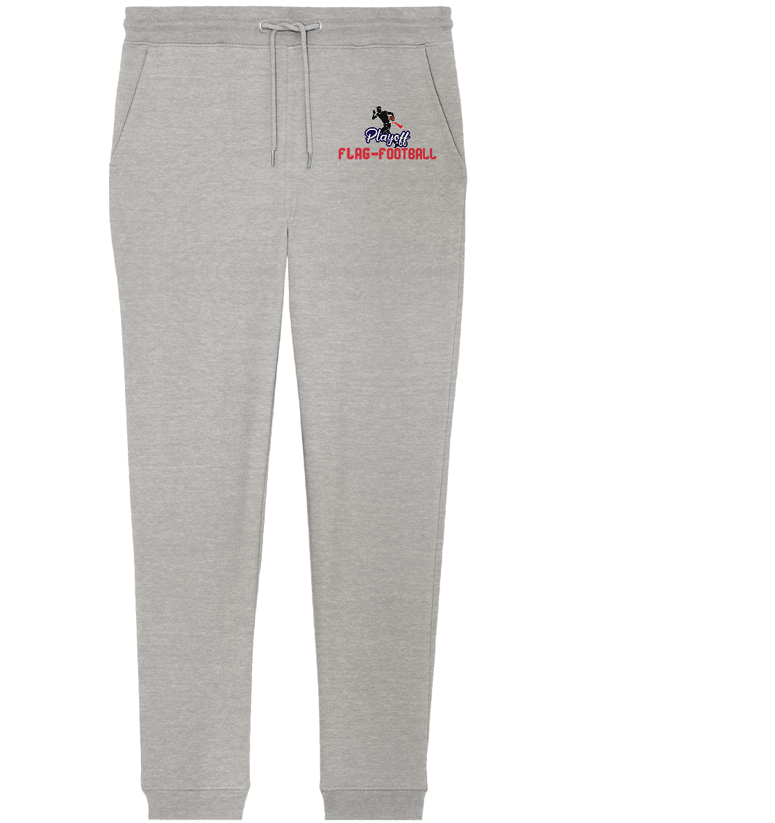 Playoff Flag Football  Men red - Organic Jogger Pants