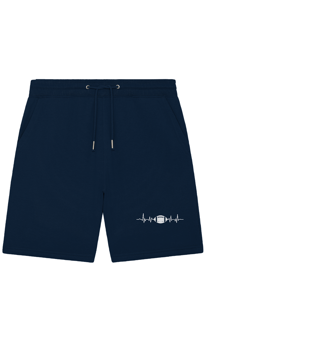 Football Heartbeat - Organic Jogger Shorts