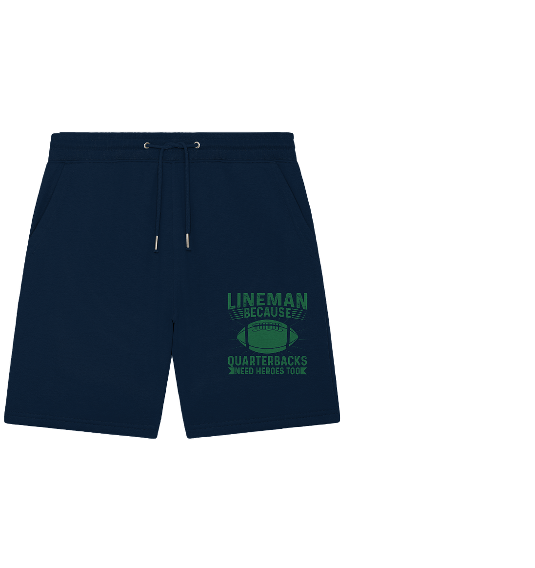 Lineman Heroes Green - Organic Jogger Shorts